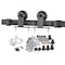 Renin 78-3/4 in Straight Strap Hardware Kit Matte Black BD100K-07800-MB - alternate 1